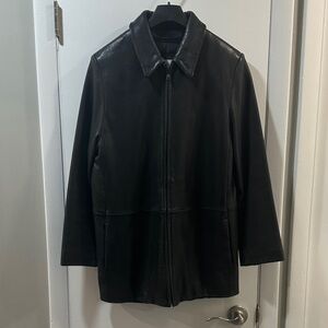 Liz Claiborne Black Leather Jacket